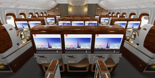 Emirates business class