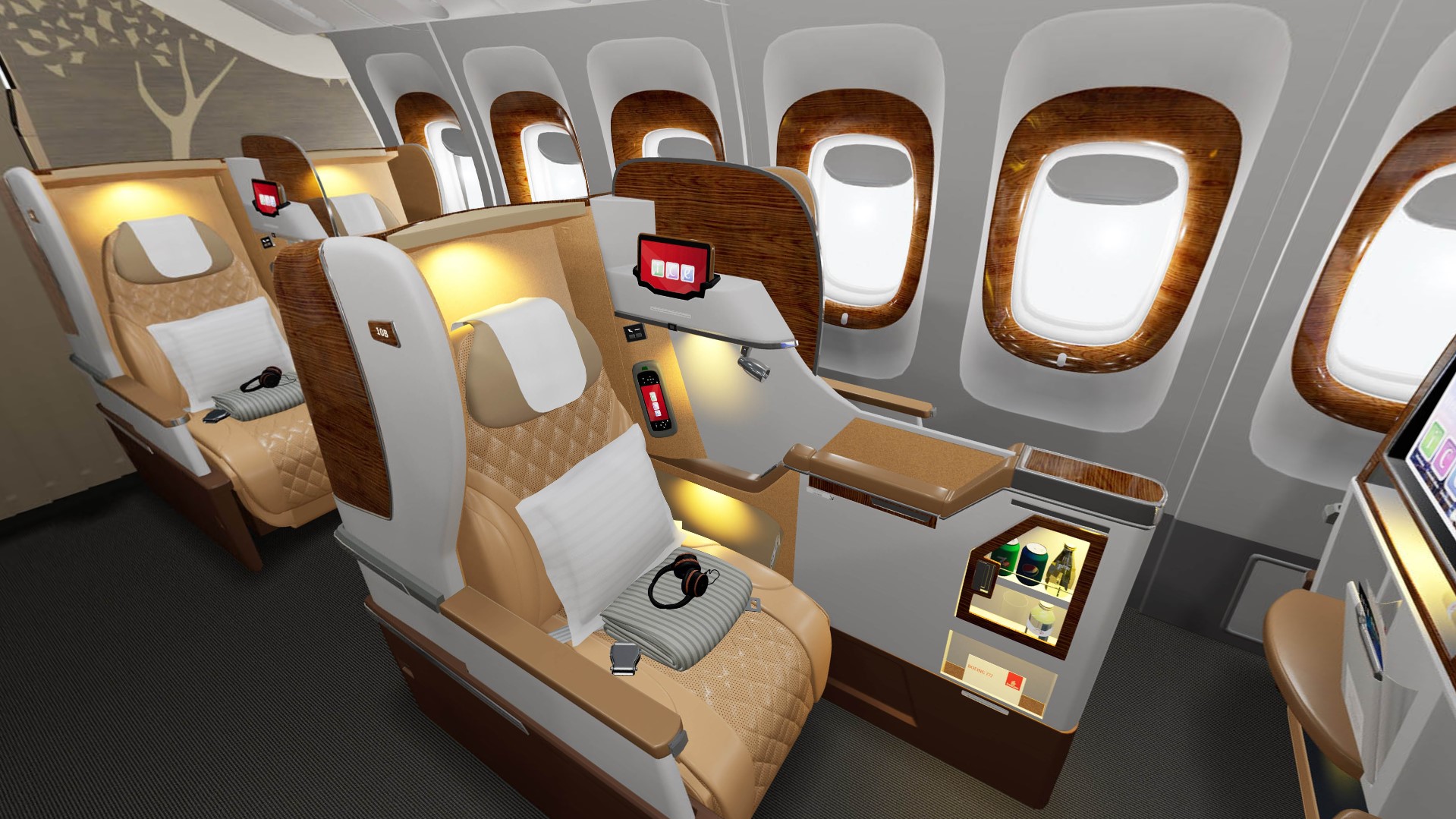 emirates first class 3d tour